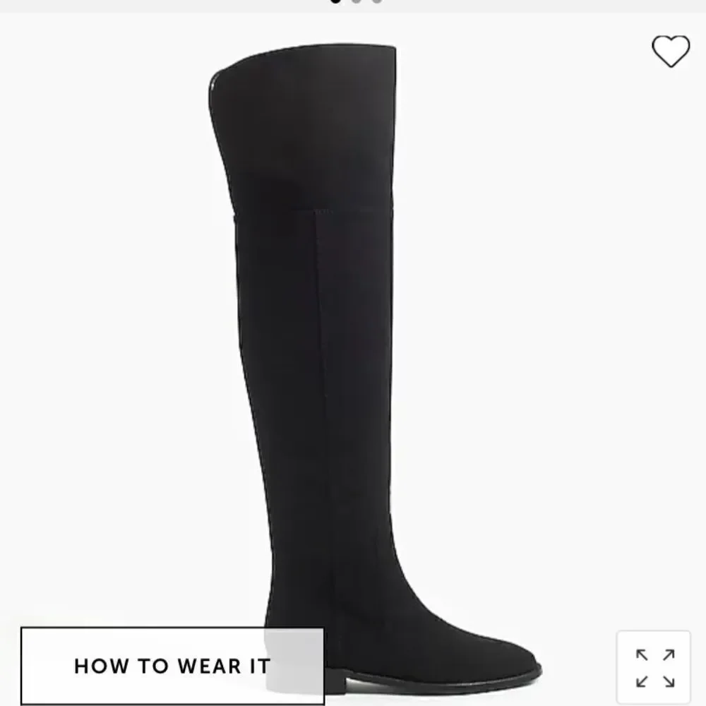 J. Crew Factory Over-the-knee microsuede boots Item AG056*